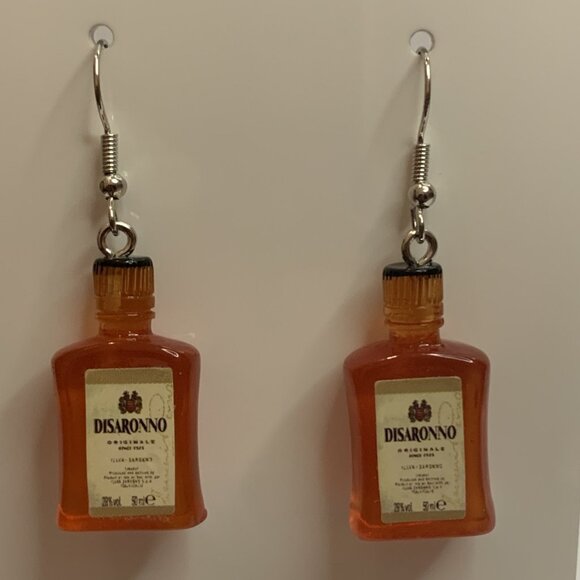 Alcohol Earring, Drink Earring, Liquor Earring, Gift Idea, Cognac Earring - Picture 5 of 7